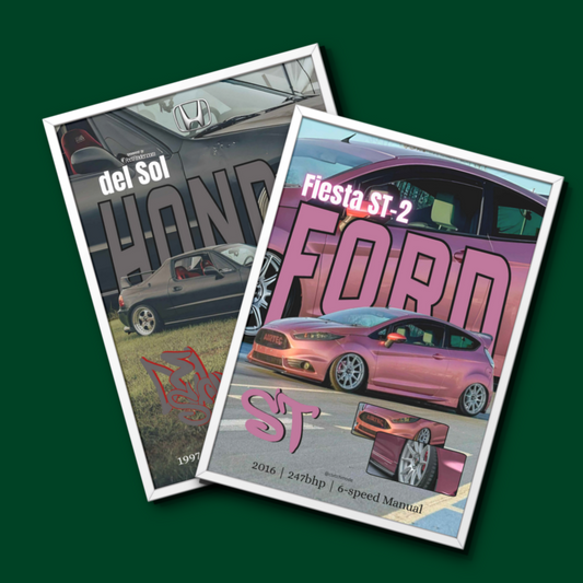 Custom A2 Digital Car Poster - Design 1