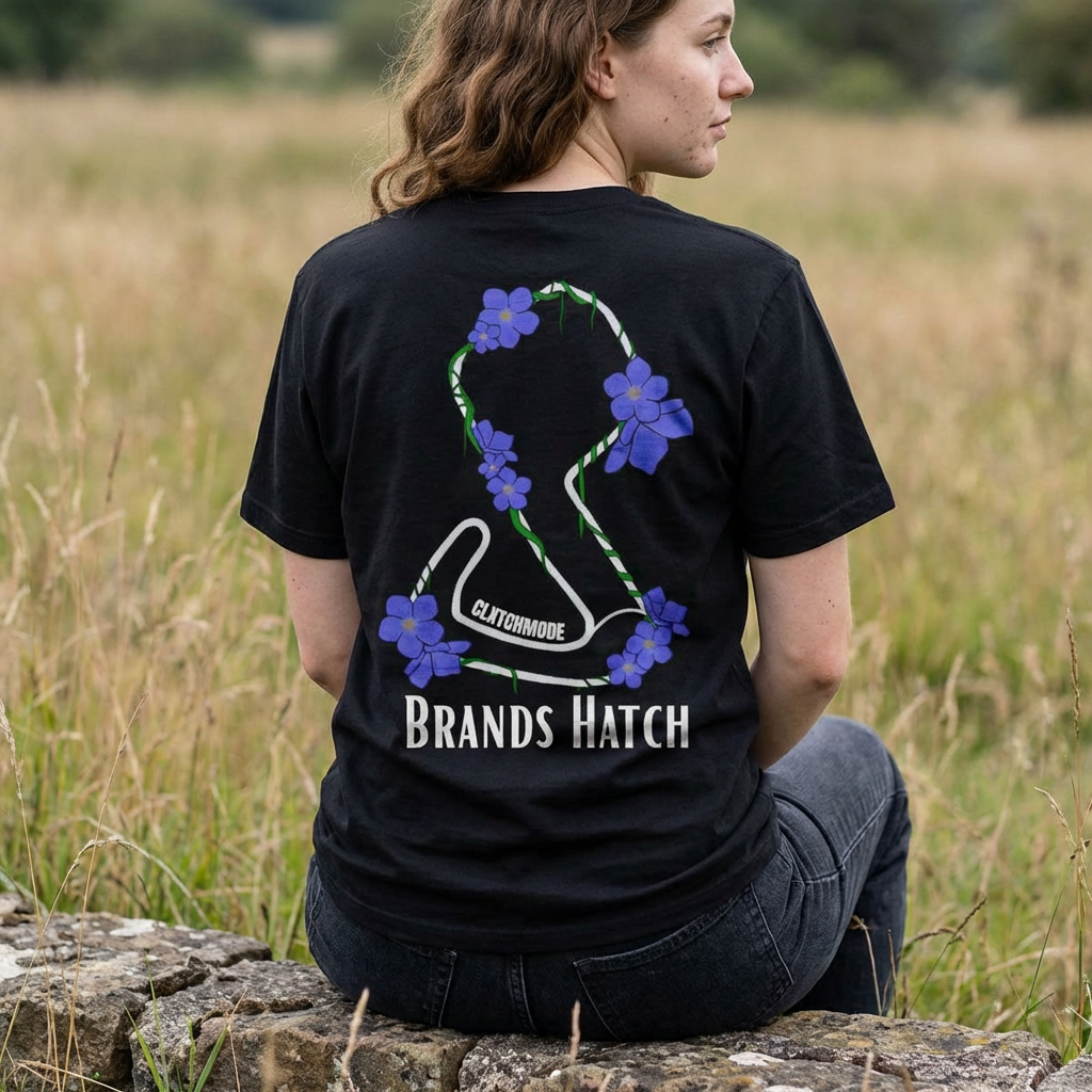 Brands Hatch Track | Forget-me-not Tee