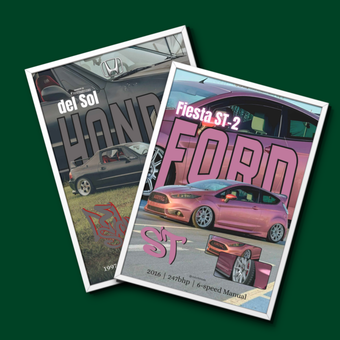 Custom A2 Digital Car Poster - Design 1